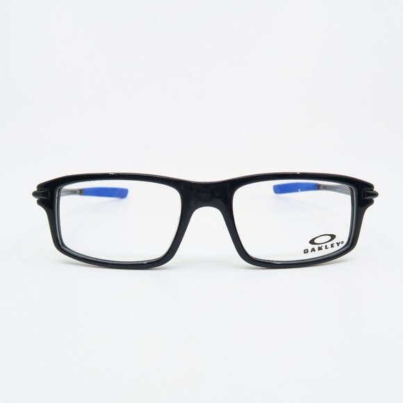 Oakley OX1100 0351 51mm Satin Black/Royal Blue New Rectangular Eyeglasses. - Picture 2 of 8